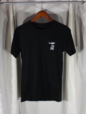 Nine Line Apparel Black Patriotic Flag Design Short Sleeve T-shirt - Size S